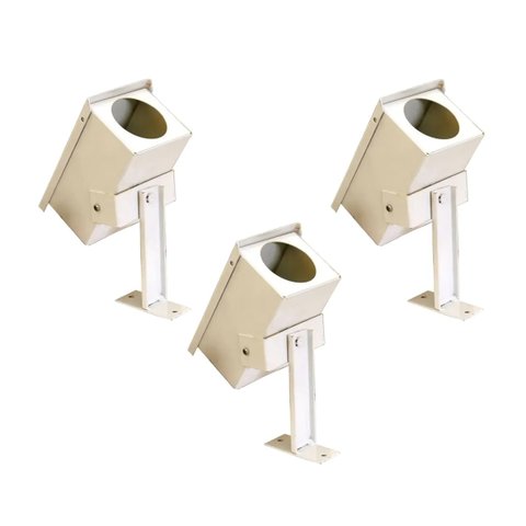 Kit 3 Proteções Reforçadas Câmera Segurança bullet 11x23x9cm