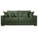 Ver imagem 2 de Sofá Marrocos 2 Lugares Veludo Verde 1,80m Confortáve Sala