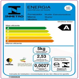 Centrífuga de Roupas Mueller Fit 15kg Mueller 127v Branco - 6