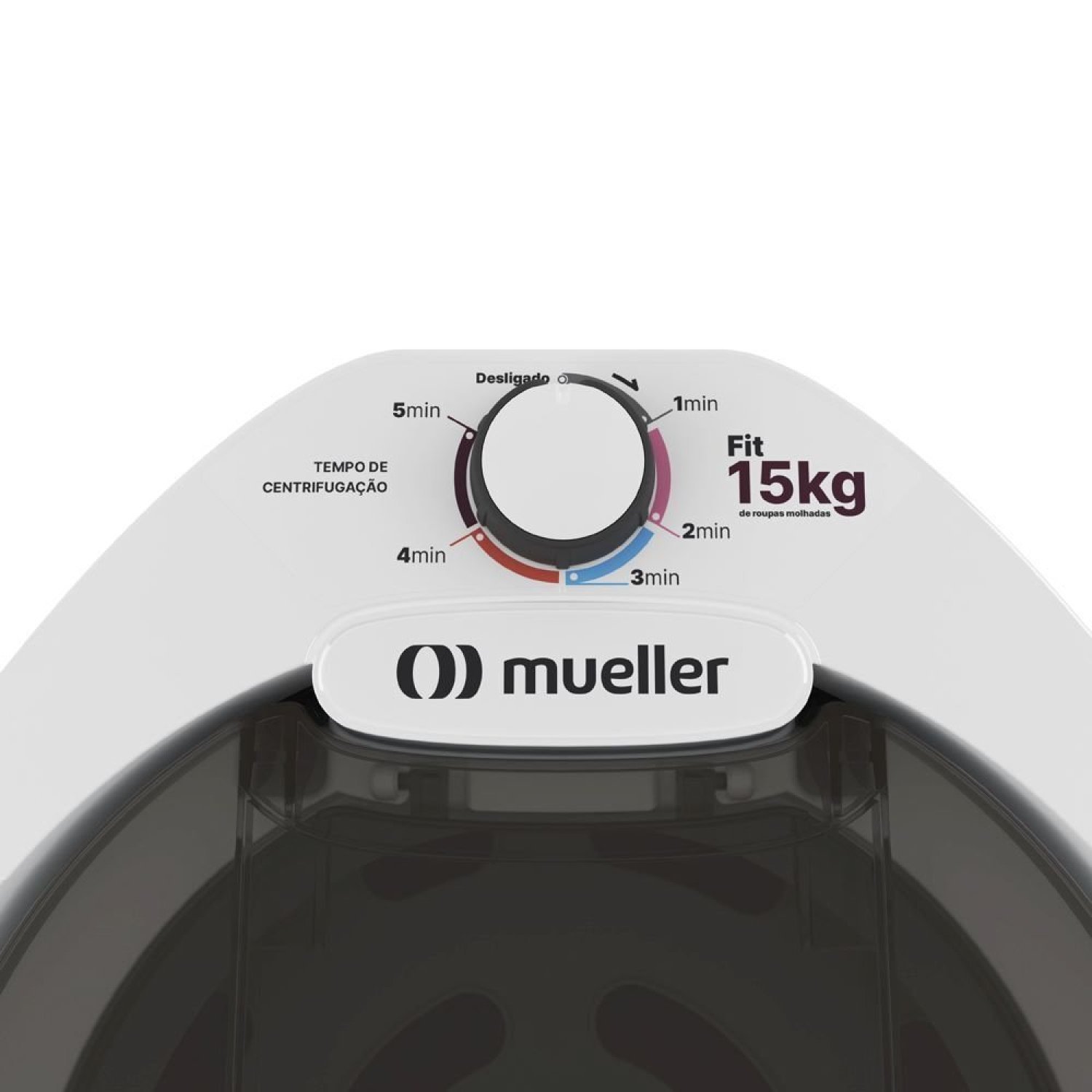 Centrífuga de Roupas Mueller Fit 15kg Mueller 127v Branco - 5