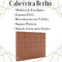 Ver imagem 3 de Cabeceira Queen 158 cm Berlin Veludo Terracota Soon