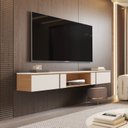 Ver imagem 6 de o Rack Suspenso Decor 1.8 Giga para TV até 72 Polegadas em Couro