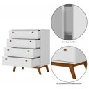 Ver imagem 4 de Cômoda Retro 4 Gavetas Versalhes 35 