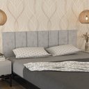 Ver imagem 1 de Cabeceira Modular Cama Casal Autocolante Adesiva 140cm - Cinza