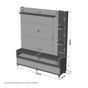 Ver imagem 3 de Home para Tvs 47" Taurus Naturalle e Off White Bechara