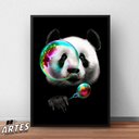 Ver imagem 2 de Quadro Panda com Bolha de Sabão Br Artes Grande 118x78