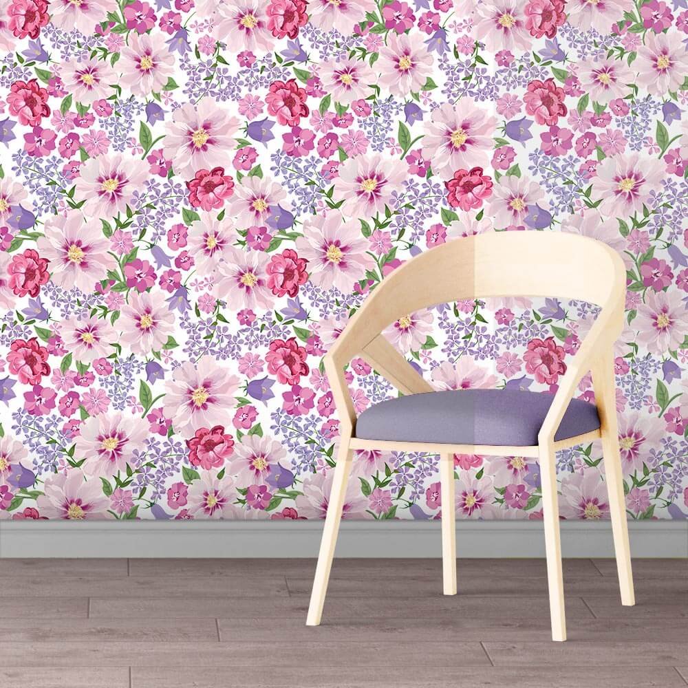 Papel de Parede Floral 5 Arte Destaque 2,50 Metros