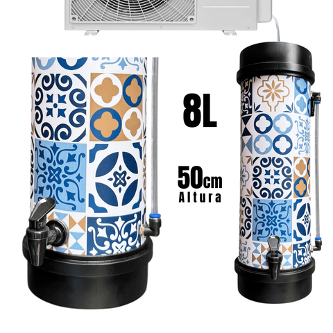 Dreno Coletor de Água P/ Ar Condicionado 8l Compacto Azulejo Português.