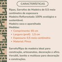 Ver imagem 4 de Fardo 40 Ripas de Pinus pra Artesanatos Decorações Painel Ripado 1,5x0,5x65cm