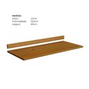 Ver imagem 3 de Tampo e Roda Tampo para Balcão 120cm 2 Portas 4 Gavetas de Madeira Maciça Joy Marrom/Nogueira