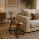Ver imagem 1 de Conjunto Mesa Lateral Clarice - Madeira
