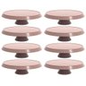 8 Boleiras com Pé Amêndoa Tortas Doces 30cm Bubble Crippa Suporte Mesa Evento - 1