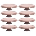 Ver imagem 1 de 8 Boleiras com Pé Amêndoa Tortas Doces 30cm Bubble Crippa Suporte Mesa Evento