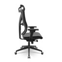 Ver imagem 2 de Cadeira Presidente Darix X Plaxmetal Base Itália Slider Assento Vinil Preto T19