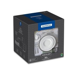 Aparelho de Jantar Tramontina Joana em Porcelana Decorada 30 Peças Tramontina - 6