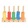 Ábaco 5 Colunas de Madeira Peças em Eva - 1
