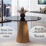 Conjunto Sala de Jantar Mesa 110x110cm Vidro com 4 Cadeiras Cristal  - 6