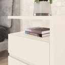 Ver imagem 5 de Mesa de Cabeceira 2 Gavetas Lacy Bege