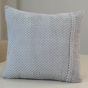 Ver imagem 2 de Capa de Almofada Soft 45 X 45cm Tecido Jacquard de Poliéster Macia com Zíper Cinza