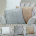 Ver imagem 7 de Capa de Almofada Soft 45 X 45cm Tecido Jacquard de Poliéster Macia com Zíper Cinza
