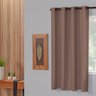 Cortina Blackout 1,10 X 1,30 Folha Unica Ilhos para Provador Corta Luz Cor Avela - 1