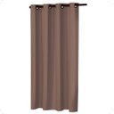 Ver imagem 2 de Cortina Blackout 1,10 X 1,30 Folha Unica Ilhos para Provador Corta Luz Cor Avela