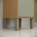 Ver imagem 4 de Paneleiro Simples com 1 Porta Colors Verde/Freijó/Alecrim