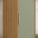 Ver imagem 5 de Paneleiro Simples com 1 Porta Colors Verde/Freijó/Alecrim
