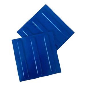 Piso Tátil Direcional e Alerta Lagge 16 Peças 250x250x5mm