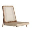 Ver imagem 3 de Cadeira Sala de Jantar Wood 1751 Aço Kit 2 Uni Rose/freijo Tela/linho Areia - Carraro