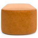 Ver imagem 7 de Kit 02 Puffs Decorativos Orgânicos para Living Quarto 100cm Doha W01 Couríssimo Whisky - Lyam Decor