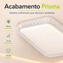 Ver imagem 3 de Plafon Glam Prisma Quadrado LED 24W 4000k Autovolt