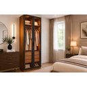 Ver imagem 1 de Guarda Roupa Modulado 2PTS Vd 3GV Rizon N. Horizonte Cumaru