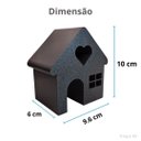 Ver imagem 2 de Casa Coração Decorativa /estatueta Casinha 10cm - Toque 3d