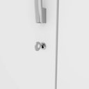 Ver imagem 7 de Guarda Roupa Solteiro 3 Portas 2 Gavetas Miami Branco/Rosa Chá