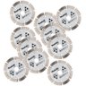 Kit com 10 Disco Diamantados 4.1/8 POL para Granito D-44351 MAKITA - 4