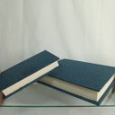 Ver imagem 4 de Jogo 2 Peças Caixa Livro Decorativa de Chenile Azul 5.0x25.0x30.0cm Organizadora