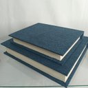Ver imagem 5 de Jogo 2 Peças Caixa Livro Decorativa de Chenile Azul 5.0x25.0x30.0cm Organizadora