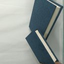Ver imagem 7 de Jogo 2 Peças Caixa Livro Decorativa de Chenile Azul 5.0x25.0x30.0cm Organizadora