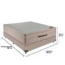 Ver imagem 2 de Cama + Box Airtech Colchão Ortobom Casal 138cm Springpocket Cor:branco