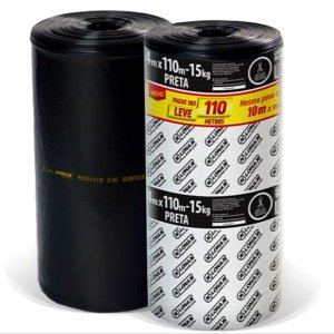 Bobina Lona Plástica Preta original top 4 X 50 Metros 6KG