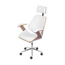 Ver imagem 1 de Cadeira Escritorio Presidente Corino e Madeira Bergen 3331