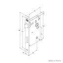 Ver imagem 3 de Fechadura Stam 1620/13 Espelho de Inox Banheiro - Cromado