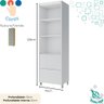 Paneleiro de Cozinha 2 Portas 2 Gavetas 100% Mdf Branco - 5