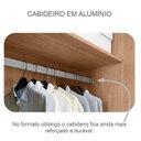 Ver imagem 7 de Guarda Roupa Casal Linea e Cômoda Seul Cumaru 23 - Novo Horizonte