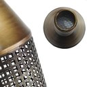 Ver imagem 4 de Vaso em Metal Base Aramado Decorativo 46x16cm