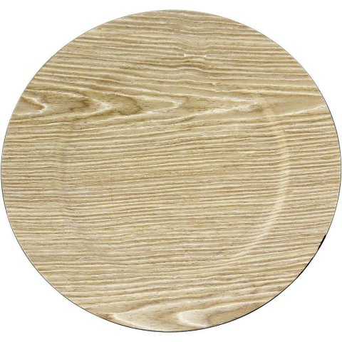 Colonial Sousplat 2x33x33cm Polipropileno Natural 6pç