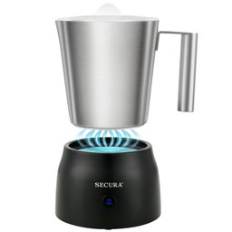 Secura Espumador de Leite Elétrico 17oz com Base Destacável (inox) - 1