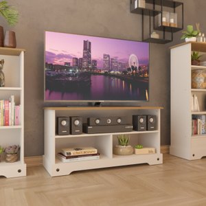 Rack para TV até 42 Polegadas Com 3 Nichos Smile 