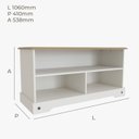 Ver imagem 3 de Rack para TV até 42 Polegadas Com 3 Nichos Smile 